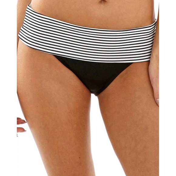 NEW PANACHE fold over hipster swim bottom in anya stripe - Picture 1 of 2